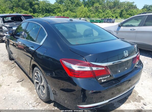 1HGCR3F84GA021067 2016 HONDA ACCORD Черный Задняя левая четверть