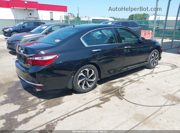 1HGCR3F85GA009588 2016 HONDA ACCORD Black Задня права чверть