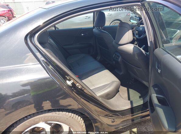 1HGCR3F85GA009588 2016 HONDA ACCORD Black Вид наклейки з VIN-кодом