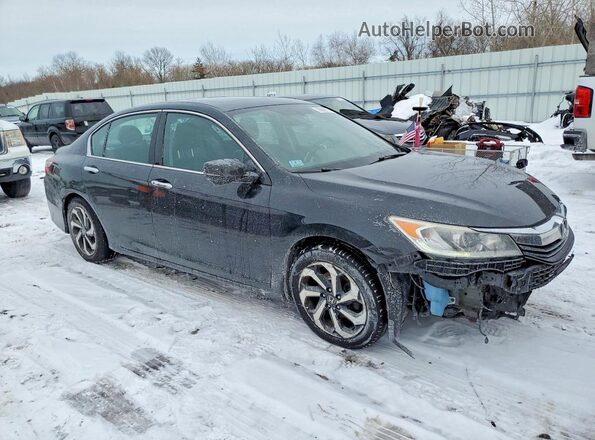 1HGCR3F85HA021886 2017 HONDA ACCORD Black Delantero derecho
