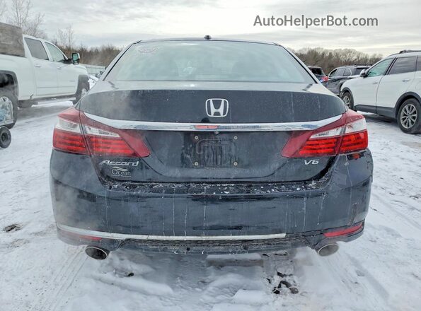 1HGCR3F85HA021886 2017 HONDA ACCORD Black Vista trasera