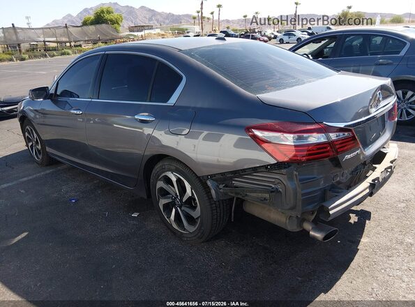 1HGCR3F86GA007557 2016 HONDA ACCORD Gray Задня ліва чверть