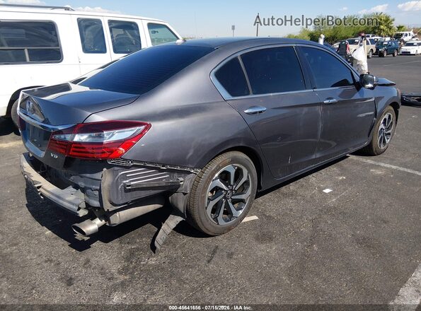 1HGCR3F86GA007557 2016 HONDA ACCORD Gray Задня права чверть