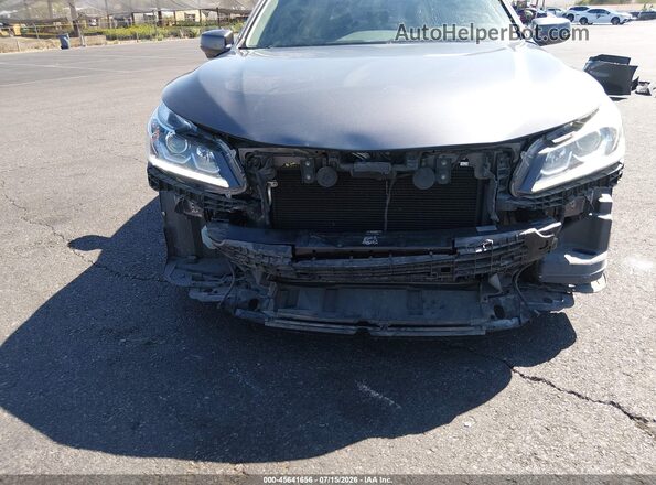 1HGCR3F86GA007557 2016 HONDA ACCORD Gray Вид спереду