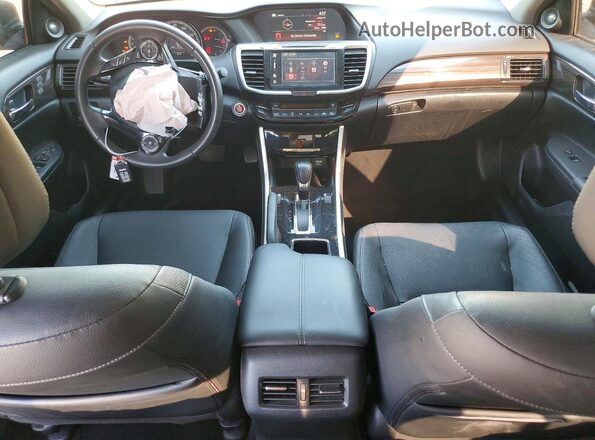 1HGCR3F86GA021071 2016 HONDA ACCORD Black Vista del salpicadero
