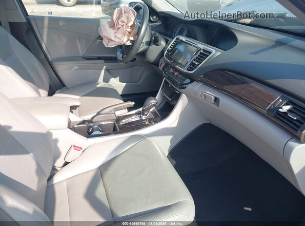 1HGCR3F86HA045758 2017 HONDA ACCORD Silver წინა სალონის ხედი