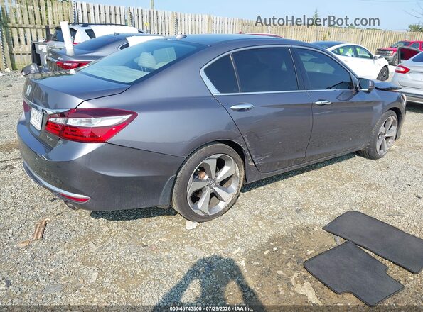 1HGCR3F89GA035224 2016 HONDA ACCORD Серый Задняя правая четверть