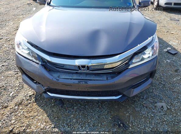 1HGCR3F89GA035224 2016 HONDA ACCORD Серый Вид задней части салона