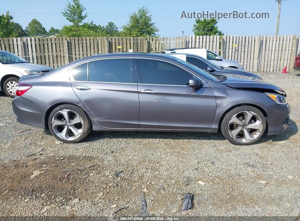 1HGCR3F89GA035224 2016 HONDA ACCORD Серый Панорамный вид салона 360°