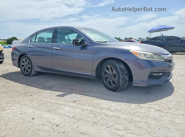 1HGCR3F8XGA001910 2016 HONDA ACCORD Charcoal Front right