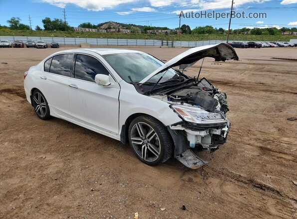 1HGCR3F90GA016005 2016 HONDA ACCORD White Front right
