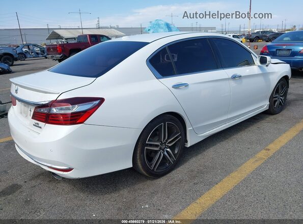 1HGCR3F90GA018885 2016 HONDA ACCORD White Tył prawy