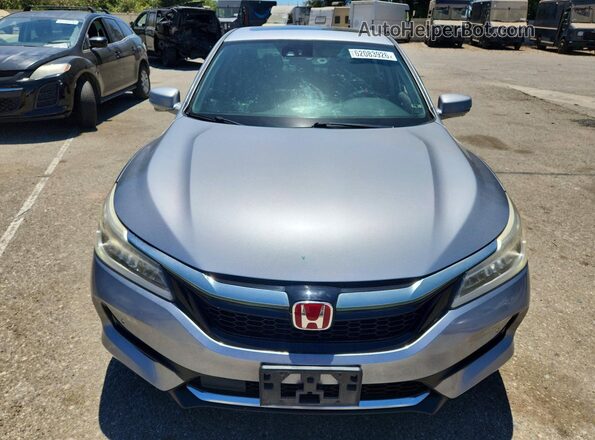 1HGCR3F90GA026596 2016 HONDA ACCORD Silver Front view