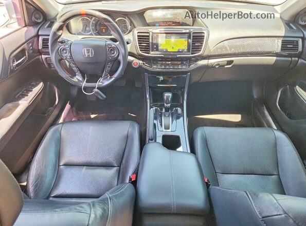 1HGCR3F90GA026596 2016 HONDA ACCORD Silver Dashboard view