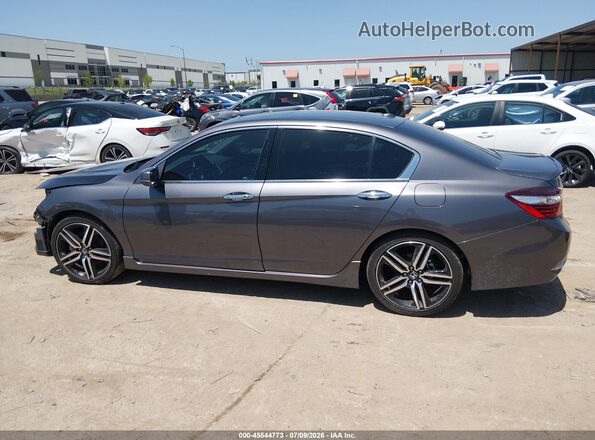 1HGCR3F90HA039365 2017 HONDA ACCORD Черный Панорамный вид салона 360°