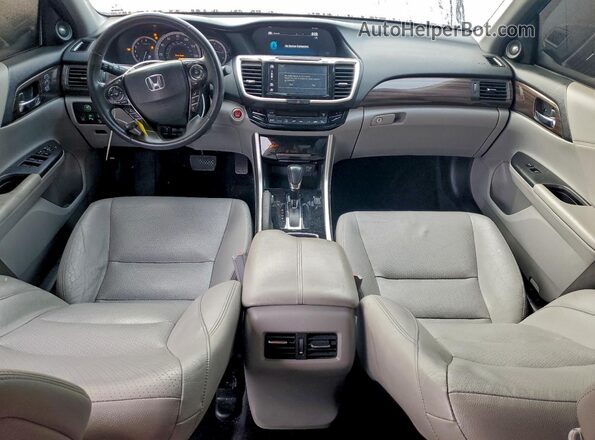 1HGCR3F91HA004429 2017 HONDA ACCORD Gray წინა პანელის ხედი