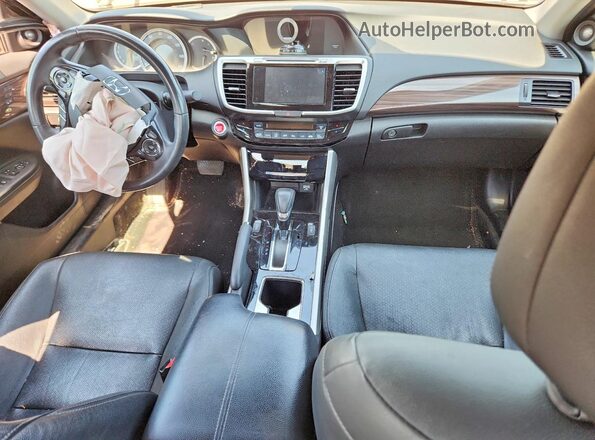 1HGCR3F91HA038032 2017 HONDA ACCORD Black Vista del salpicadero