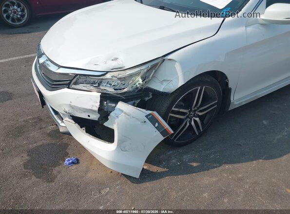 1HGCR3F92GA027734 2016 HONDA ACCORD Белый Вид спереди