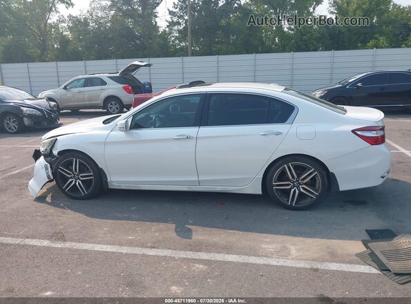 1HGCR3F92GA027734 2016 HONDA ACCORD Белый Панорамный вид салона 360°
