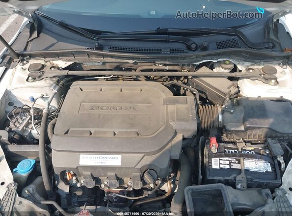 1HGCR3F92GA027734 2016 HONDA ACCORD Белый Вид сзади