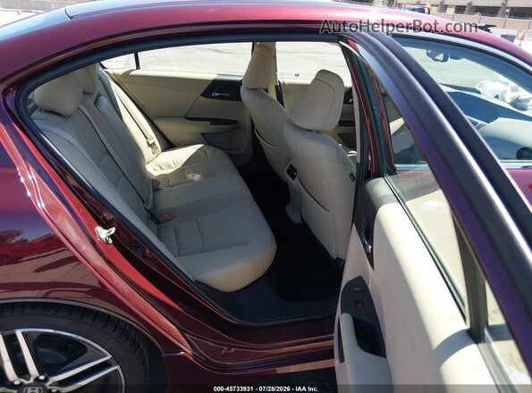1HGCR3F92HA035172 2017 HONDA ACCORD Burgundy VIN sticker view
