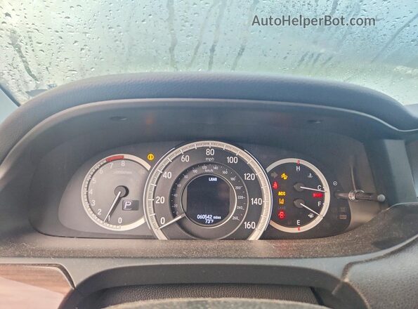 1HGCR3F94HA038879 2017 HONDA ACCORD Black Вид щитка приладів