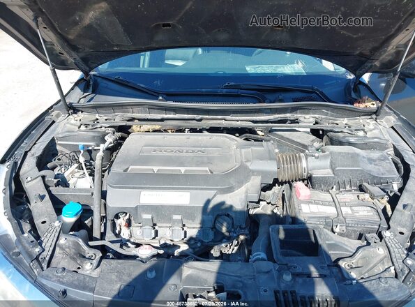 1HGCR3F95GA027923 2016 HONDA ACCORD Black უკანა ხედი