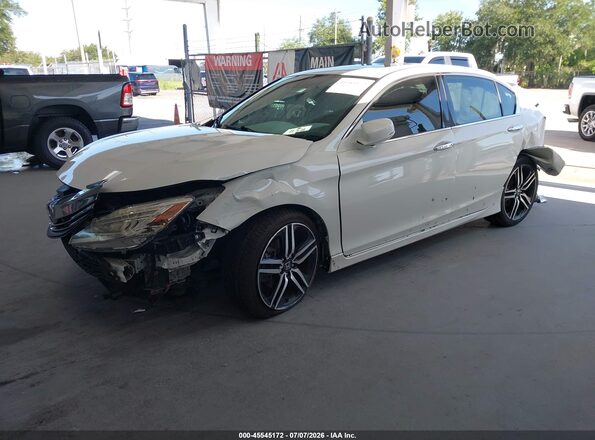 1HGCR3F95HA026739 2017 HONDA ACCORD White Передня ліва чверть