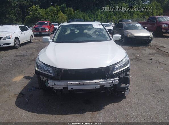 1HGCR3F95HA042004 2017 HONDA ACCORD Белый Вид задней части салона