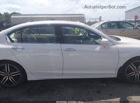 1HGCR3F95HA042004 2017 HONDA ACCORD Белый Панорамный вид салона 360°