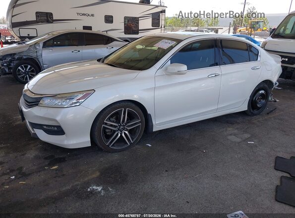 1HGCR3F97GA011190 2016 HONDA ACCORD White Передня ліва чверть
