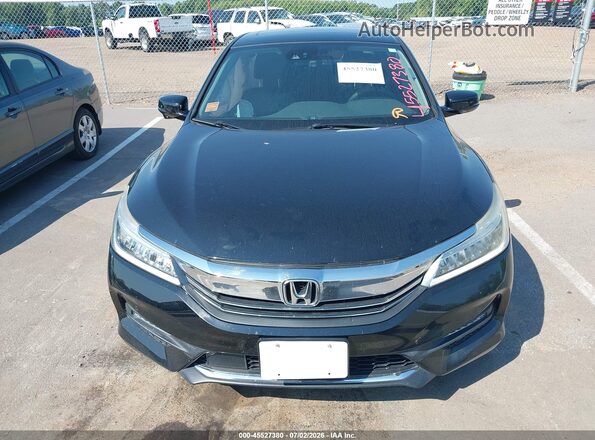 1HGCR3F97GA021136 2016 HONDA ACCORD Black Vista del cuadro de instrumentos