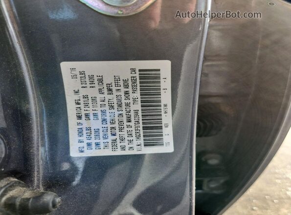 1HGCR3F97GA029446 2016 HONDA ACCORD Серый Вид подкапотного пространства