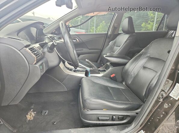 1HGCR3F98GA028841 2016 HONDA ACCORD Brown Vista interior delantera