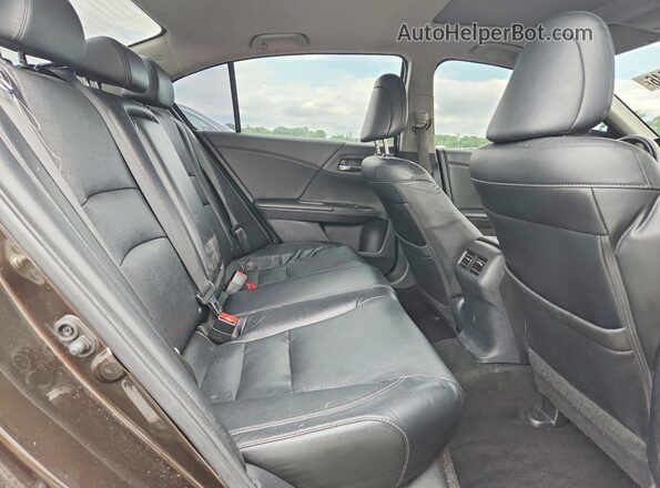 1HGCR3F98GA028841 2016 HONDA ACCORD Brown Vista de los asientos traseros