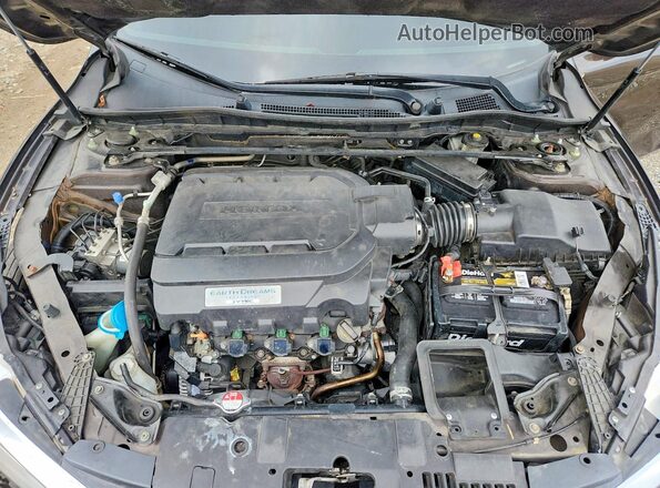 1HGCR3F98GA028841 2016 HONDA ACCORD Brown Vista interior trasera