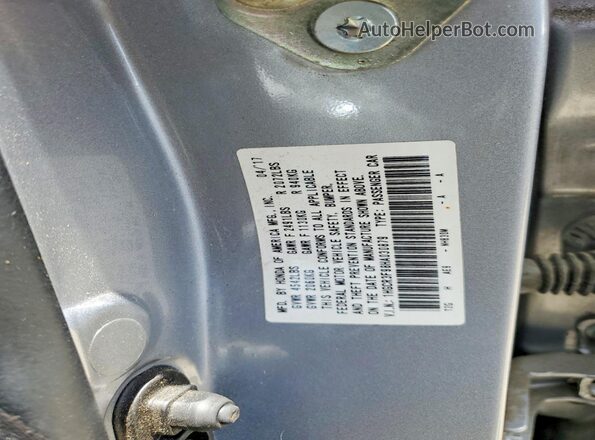 1HGCR3F98HA030879 2017 HONDA ACCORD Silver Widok komory silnika