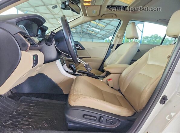 1HGCR3F99GA013295 2016 HONDA ACCORD White წინა სალონის ხედი