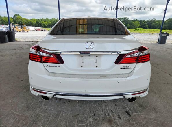 1HGCR3F99GA013295 2016 HONDA ACCORD White უკანა ხედი