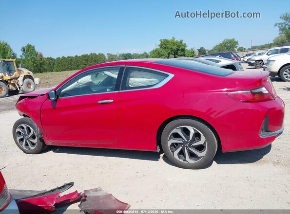 1HGCT1B30GA004346 2016 HONDA ACCORD Red 