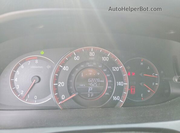 1HGCT1B30GA011538 2016 HONDA ACCORD Gray Вид панелі приладів