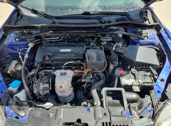 1HGCT1B31GA002699 2016 HONDA ACCORD Blue Rear interior view