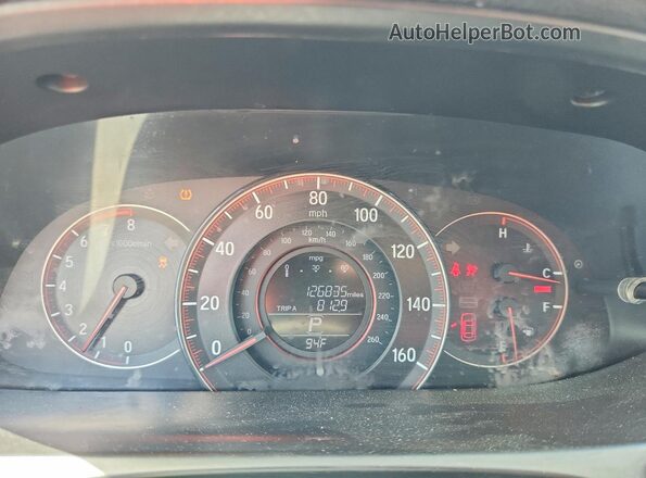1HGCT1B31GA002699 2016 HONDA ACCORD Blue Instrument cluster view