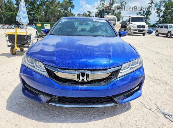 1HGCT1B31GA002699 2016 HONDA ACCORD Blue Front view