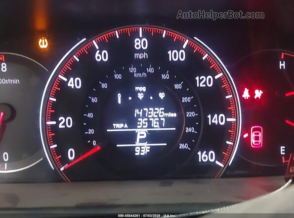 1HGCT1B32HA008335 2017 HONDA ACCORD Gray უკანა სავარძლების ხედი
