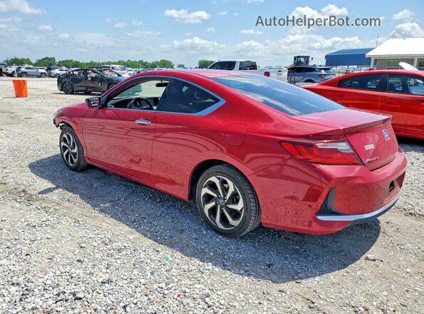 1HGCT1B39GA003647 2016 HONDA ACCORD Red Задня ліва чверть