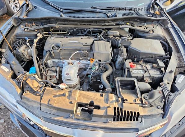 1HGCT1B40GA006705 2016 HONDA ACCORD Black Widok wnętrza z tyłu