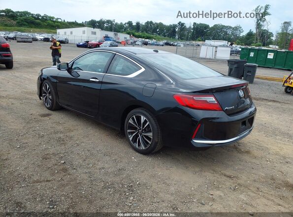 1HGCT1B56GA001002 2016 HONDA ACCORD Black Rear left