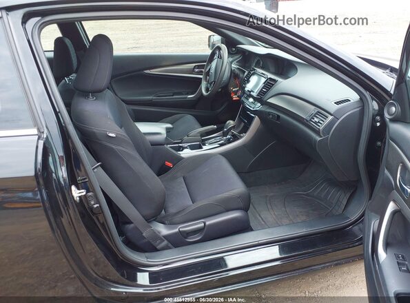 1HGCT1B56GA001002 2016 HONDA ACCORD Black Front interior view