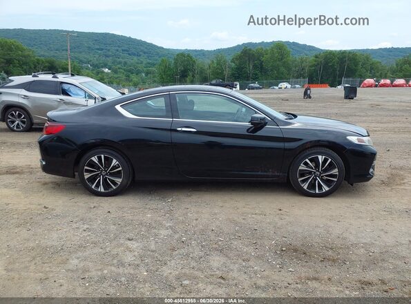 1HGCT1B56GA001002 2016 HONDA ACCORD Black Rear interior view